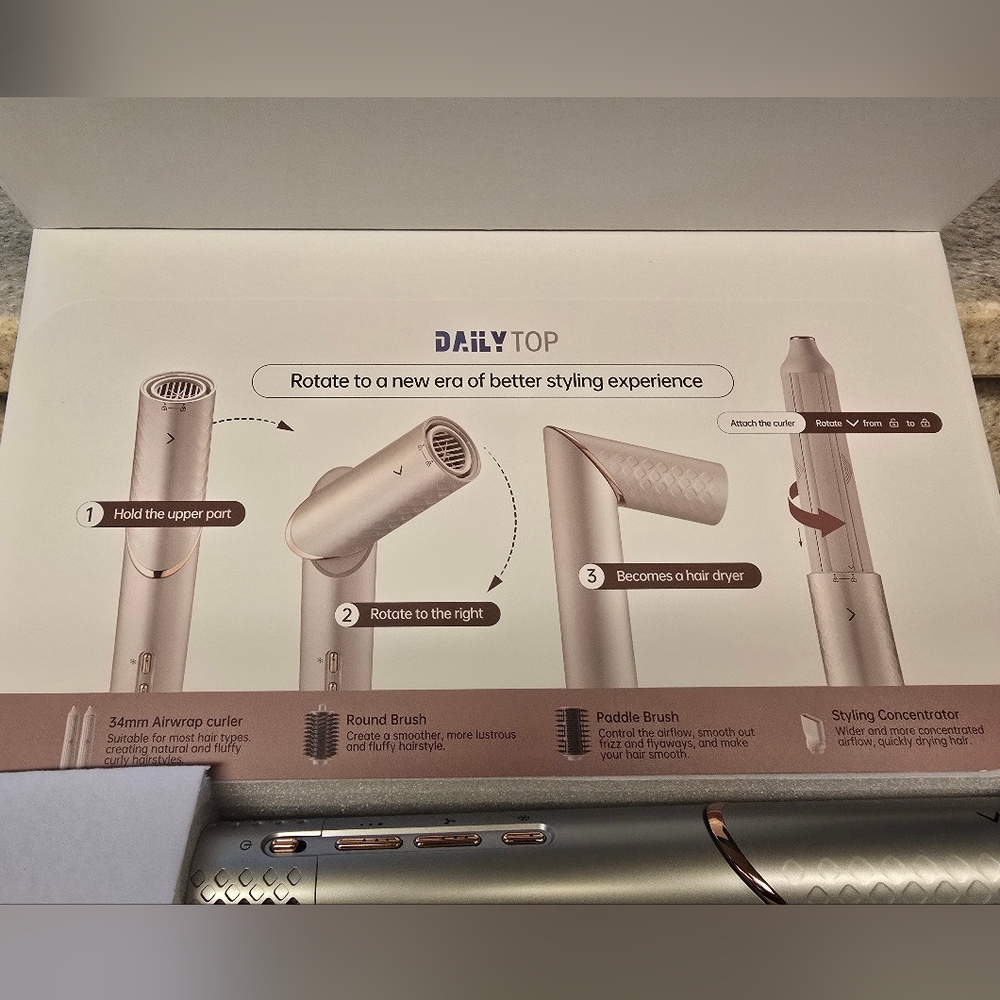 DailyTop Beauty Wand 5 in 1 versatile hair styling tool. New In Box - Picture 4 of 7